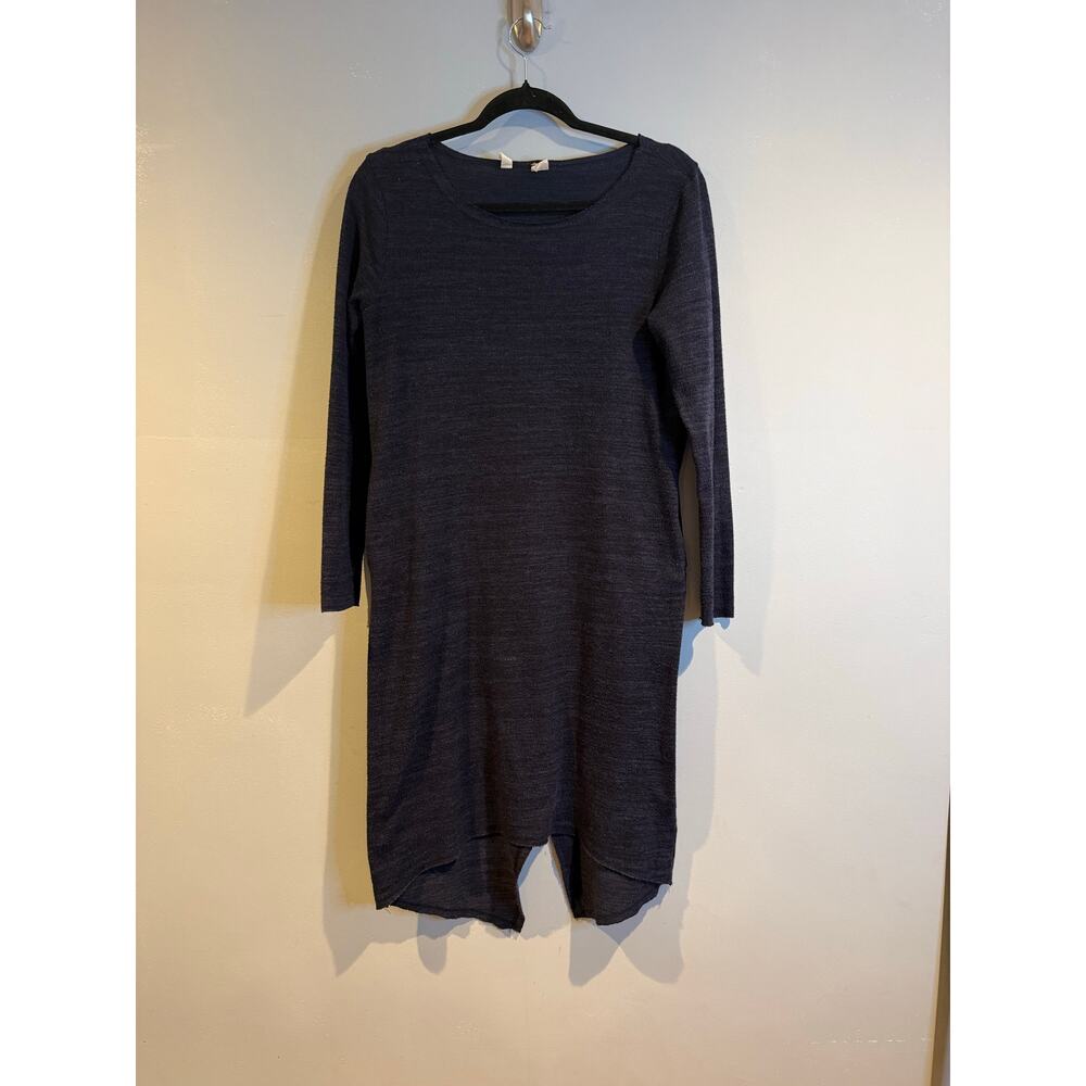 Moth - Anthropologie Knit Midi Dress Tunic with Pockets – Navy – Size XS
